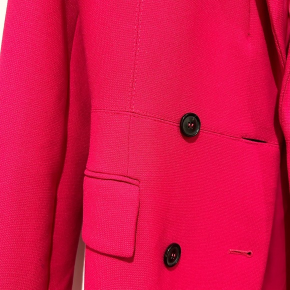 Zara Fuchsia Pink Doible Breasted Blazer - Picture 4 of 8